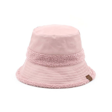 Rose Sherpa Accent Reversible Bucket-Plus Size Dream Girl