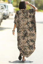 Load image into Gallery viewer, Oversized Python Printed Loose Fit Cover Up Maxi Dress-Plus Size Dream Girl
