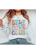 Load image into Gallery viewer, Plus Size Sand Self Love Long Sleeve Graphic Sweatshirt-Plus Size Dream Girl
