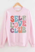 Load image into Gallery viewer, Plus Size Sand Self Love Long Sleeve Graphic Sweatshirt-Plus Size Dream Girl
