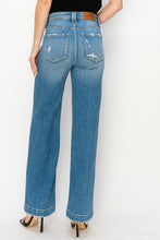 Load image into Gallery viewer, Plus Size Distressed Blue Denim Jeans-Plus Size Dream Girl
