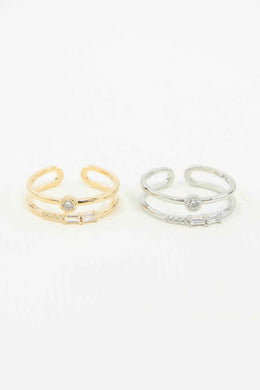 Gold Neo Double Layer Adjustable Ring-Plus Size Dream Girl