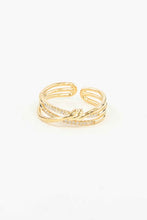 Load image into Gallery viewer, Intertwined Double Layer Adjustable Ring-Plus Size Dream Girl
