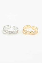 Load image into Gallery viewer, Intertwined Double Layer Adjustable Ring-Plus Size Dream Girl
