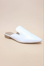 Load image into Gallery viewer, Beige Suede Pointed Toe Slop On Mule Flats-Plus Size Dream Girl
