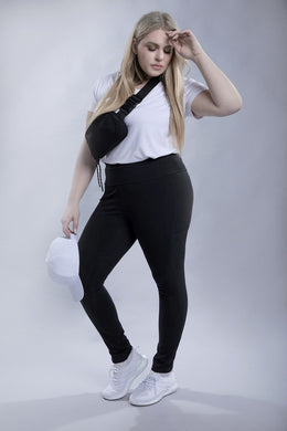 Plus Everyday Leggings with Pockets-Plus Size Dream Girl