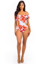 Load image into Gallery viewer, Chic Cut Out Ruffled One Piece Bathing Suit-Plus Size Dream Girl
