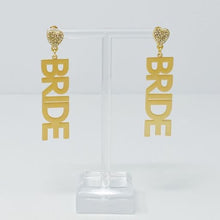 Load image into Gallery viewer, Say I Do Bride Earrings-Plus Size Dream Girl
