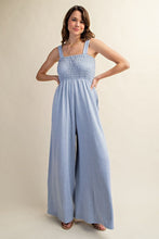 Load image into Gallery viewer, Blue Heaven Soft Jersey Everyday Comfortable Jumpsuit-Plus Size Dream Girl
