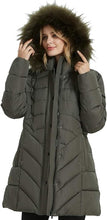 Load image into Gallery viewer, Winter Style Faux Fur Hooded Long Sleeve Coat-Plus Size Dream Girl
