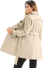 Load image into Gallery viewer, Long Island Long Sleeve Trench Coat-Plus Size Dream Girl

