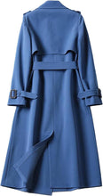 Load image into Gallery viewer, Cambridge Lapel Belted Long Sleeve Trench Coat-Plus Size Dream Girl
