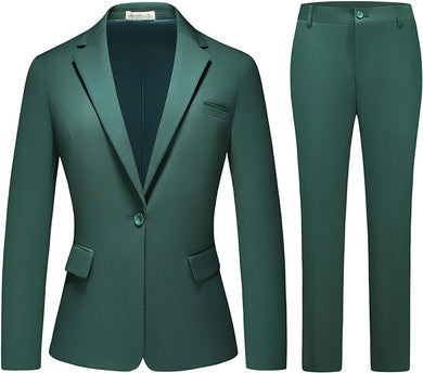 Modern Business Style 2pc Women's Suit-Plus Size Dream Girl