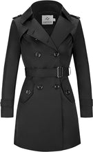 Load image into Gallery viewer, Long Island Long Sleeve Trench Coat-Plus Size Dream Girl
