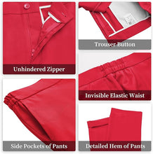 Load image into Gallery viewer, Bridgerton Red 3pc Women&#39;s Blazer &amp; Pants Suit-Plus Size Dream Girl
