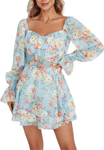 Load image into Gallery viewer, Floral Long Sleeve Shorts Romper-Plus Size Dream Girl
