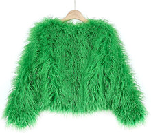 Load image into Gallery viewer, Calabasas Faux Fur Shaggy Long Sleeve Coat-Plus Size Dream Girl
