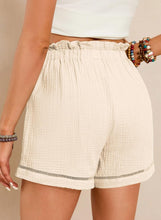 Load image into Gallery viewer, Casual Sage Green High Waist Ruffle Shorts-Plus Size Dream Girl
