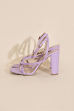 Load image into Gallery viewer, Fuschia Pink Strappy Open Toe Heels-Plus Size Dream Girl
