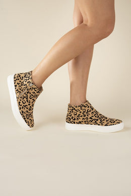 Route-S High Top Leopard Sneakers-Plus Size Dream Girl