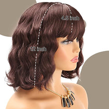 Load image into Gallery viewer, Destiny Ombre Blue 12&quot; Short Way Bob Synthetic Hair Wig-Plus Size Dream Girl

